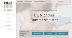 Desktop Screenshot of hammermeisterdental.com